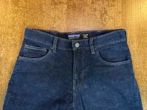 Den Knopf an einer Jeans ersetzen