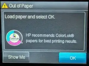 HP Officejet 6700 Paper Feed Fix