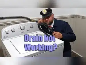 How to Troubleshoot a Whirlpool Top-Load Washing Machine That Won't Drain