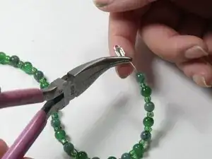 How to Repair a Broken Necklace Clasp using a Fold-Over End Crimp with Loop