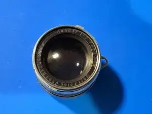 Cleaning & lubricating a Zeiss Sonnar Carl Zeiss Jena Sonnar 1:2 f=5cm T (LTM)