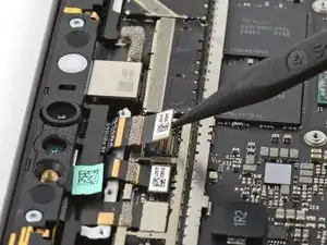 Microsoft Surface Pro X Frontkamera abtrennen