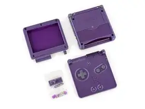 Ein neues Gehäuse am Nintendo Game Boy Advance SP einbauen