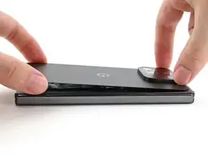 Google Pixel 9 Pro Fold Temporary Back Glass Installation