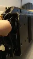 Pull all of the wires out of the deck so that you can work on them.