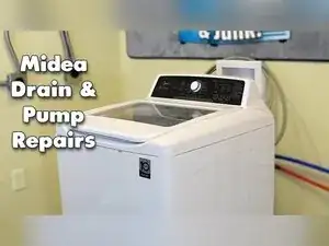 How to Troubleshoot a Midea Top-Load Washing Machine That Won't Drain