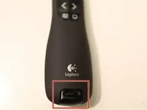 Auseinanderbau des Logitech R400 Presenter