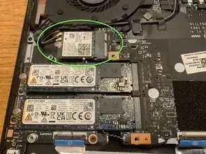 Remove the Wi-Fi card