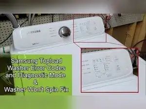 How to Troubleshoot a Samsung Washing Machine Not Spinning