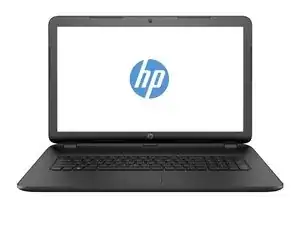 HP 17-p051no Basic Disassembly