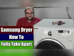Samsung Front Load Dryer Disassembly