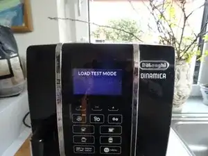ECAM 350.55 Testmodus