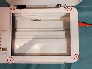 Disassembling HP Deskjet 2542 All-in-One Printer: Demontage zur Reinigung
