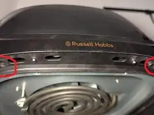 Stummschalten der Geräusche der Russel Hobbs Heißluftfriteuse 8L