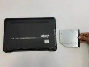 HP Pavilion 15-ba003ds Disc Drive Removal