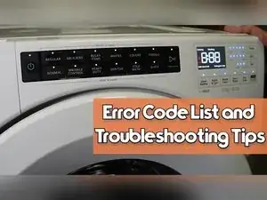 How to Find Error Codes and Use Diagnostic Modes on a Front Load Whirlpool Washer