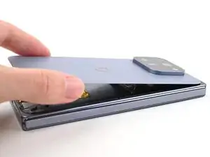 Google Pixel 10 Pro Fold Temporary Back Cover Installation