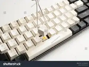 Mechanical Keyboard Cleaning Technique