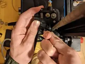 Filament am Ender 3 Pro manuell entfernen