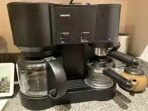 Krups 963 — Steam Wand & Brew Head Cleaning Technique