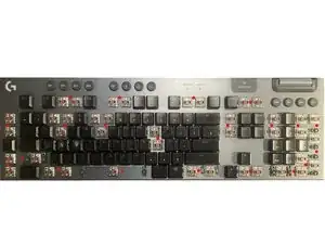 Logitech G915 Wireless Full Size Screw Locations