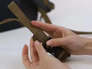 Gurtführung in einem Rucksack ersetzen