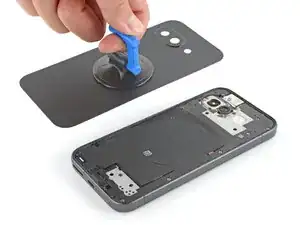 Google Pixel 9a Rückseite entfernen