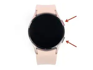 Neustart der Samsung Galaxy Watch4 erzwingen