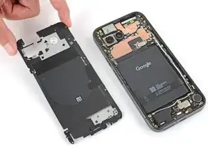Google Pixel 9a  Drahtlos-Ladeeinheit entfernen