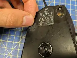 Logitech M500 Scrollrad entfernen