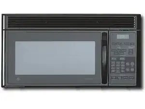 GE Microwave Oven model JVM1650BB 007