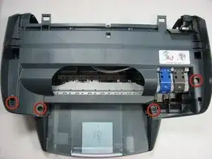 How to clean the HP PSC 2410 Photosmart All In One Printer Feed Rollers