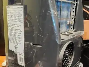 Delonghi portable upright air conditioner Disassembly