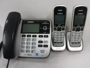 Uniden D1688 multistation and handset disassembly