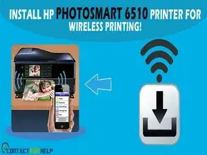 How to Install HP Photosmart 6510 printer for Wireless Printing!