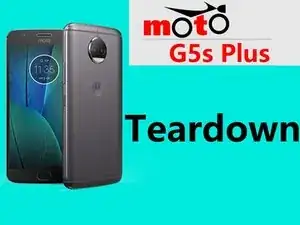 Moto G5s Plus Disassembly