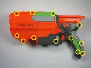 Nerf Vortex Vigilon Side Cover Disassembly