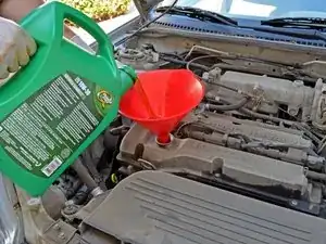 1998-2003 Mazda Protege Oil Change (1.6 L DOHC)