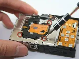 Disassembling Canon PowerShot SD1100 IS Camera Lens