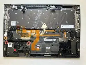 Keyboard and Touchpad Assembly