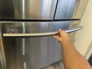 Samsung RF263BEAESR Freezer Door Handle Replacement