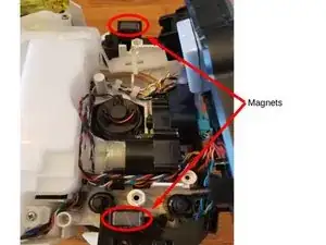 Adjusting iRobot Braava Jet 240 magnetic contact sensors