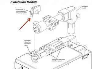 Newport e500 Exhalation Module Disassembly