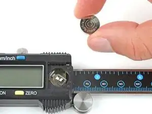 Digital Calipers Battery Replacement