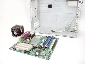 Removing HP Compaq dx2000MT Motherboard