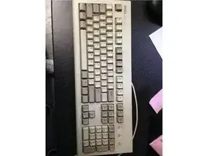 Disassembly an old keyboard