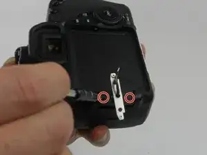 Canon EOS 60D Rear Cover Removal