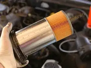 Mercedes W123 Diesel Oil and Filter Change, Under Car