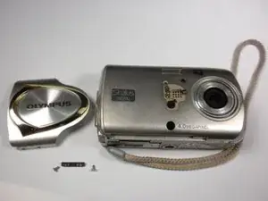 Disassembling Olympus Stylus 410 Slider