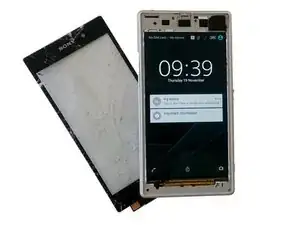 Sony Xperia Z1 Touch screen Glass Removal Replacement